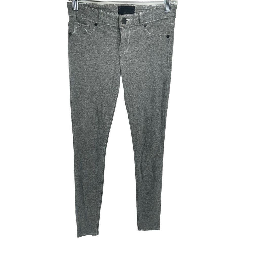 Denimocracy Womens Casual Pull On Stylish Trendy Lightweight Leggings Small Gray